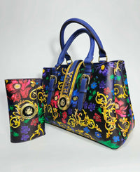 Personalized Gift Handbag with Custom Name | Floral Vine Tote