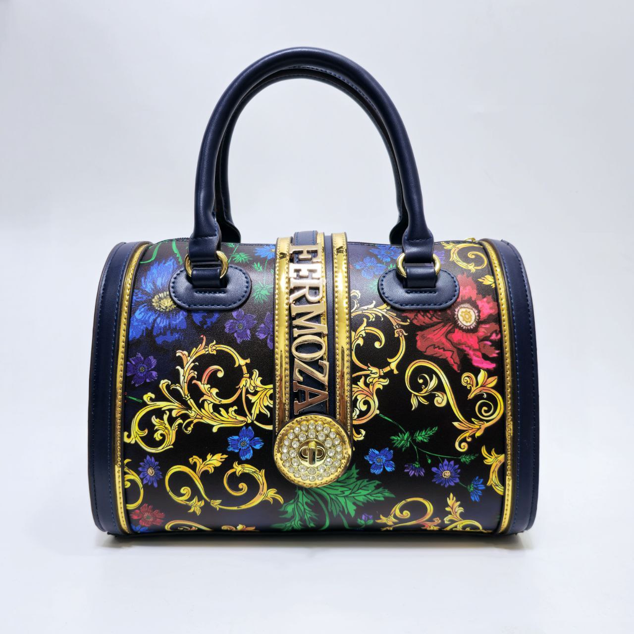Personalized Gift Handbag with Custom Name | Cindy Floral Vine