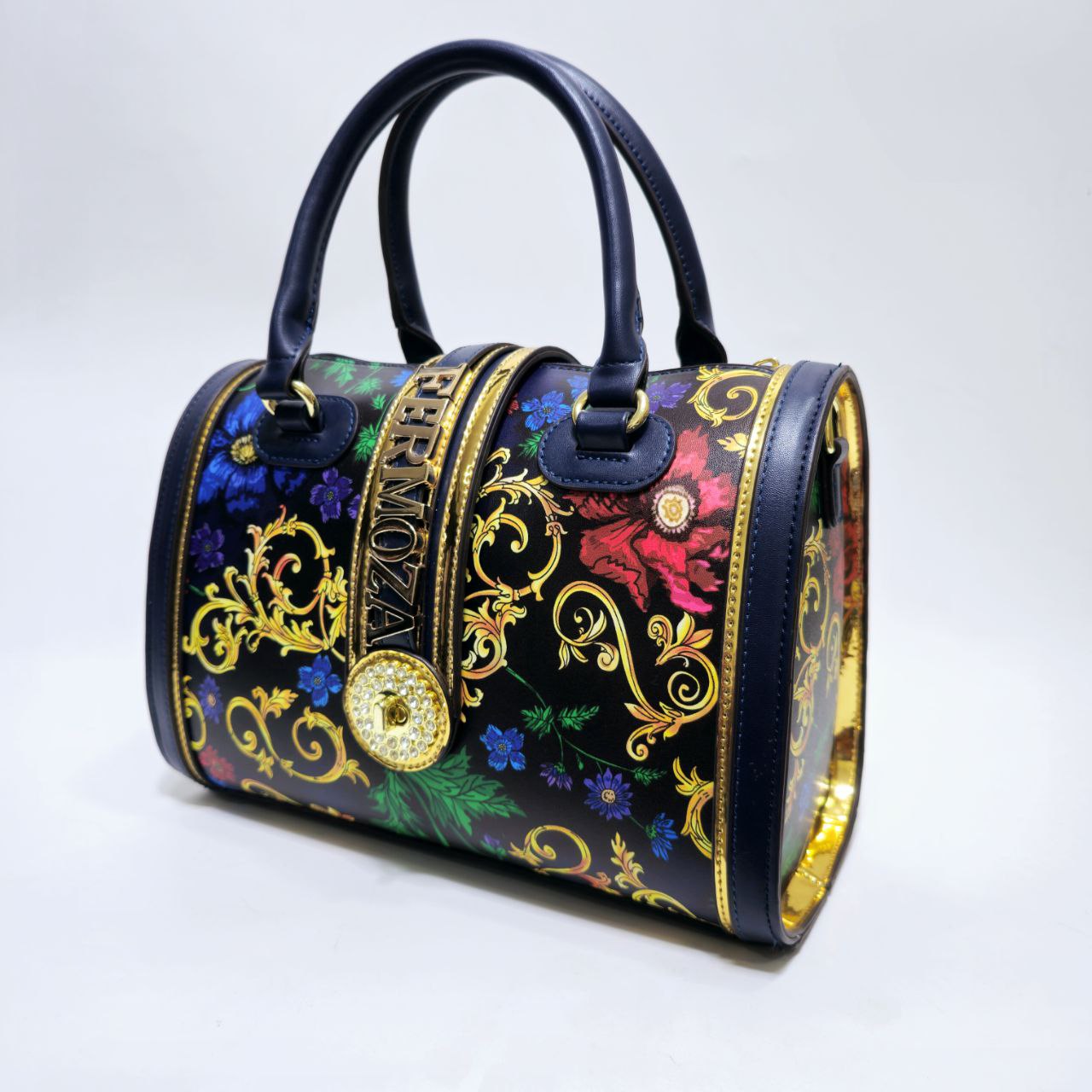 Personalized Gift Handbag with Custom Name | Cindy Floral Vine